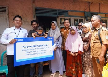 BRI Peduli Renovasi Rumah Keluarga Risiko Stunting di Ciamis Lewat Program GENTING
