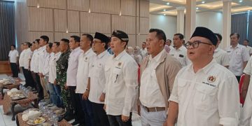 Ketua PWI Jawa Barat Tantan Sulthon saat Konferensi PWI Cirebon