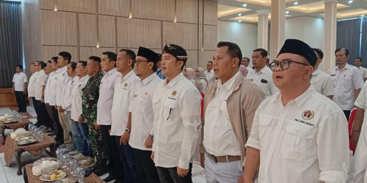 Ketua PWI Jawa Barat Tantan Sulthon saat Konferensi PWI Cirebon