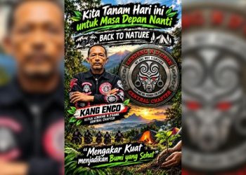 Lendeng N D’Gank Tanam 250 Pohon di Kamojang, Bidik 3.000 Pohon di Jabar